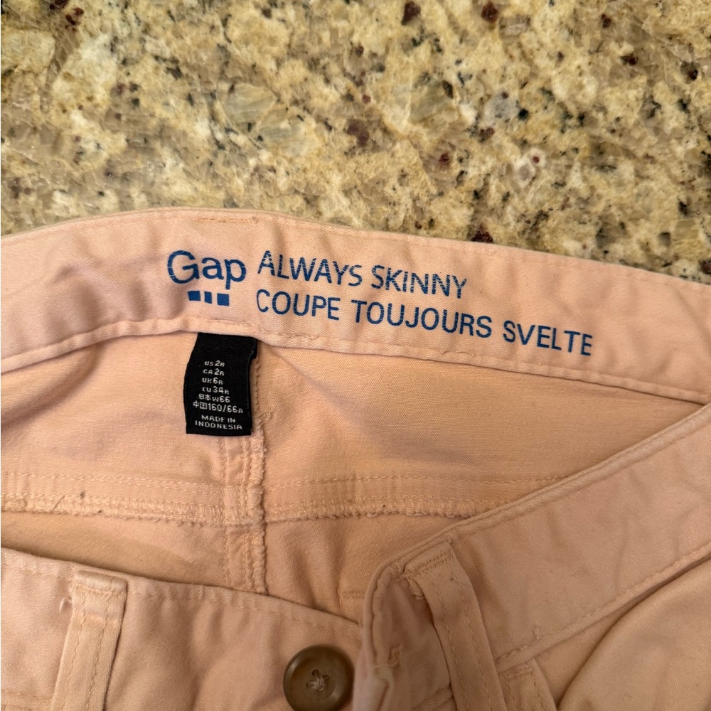 GAP Women's Light Pink Always Skinny Jeans - Picture 4 of 4